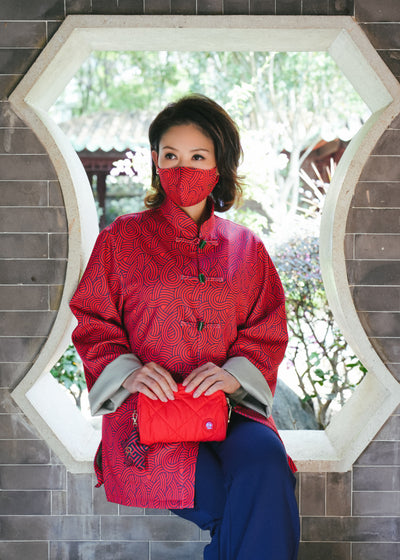 Antiviral Inno Chinese Blazer – With Jade Buttons