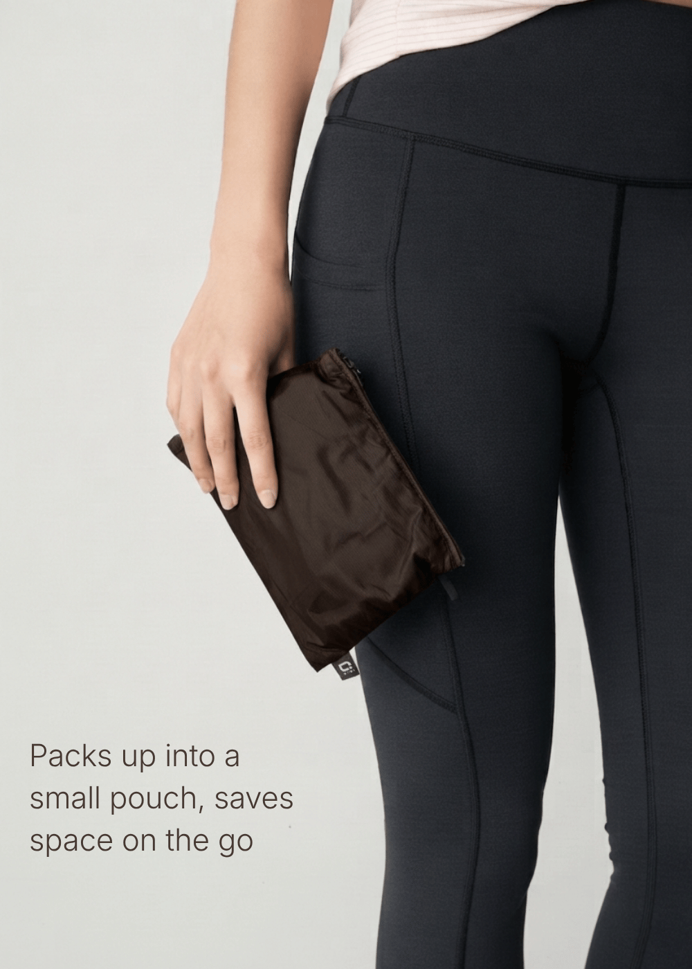 Unisex Antiviral Glazed Packable Cinch-waist Jacket
