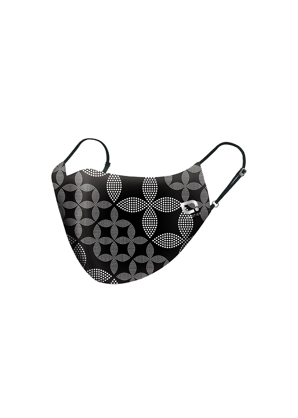 Antiviral Reusable TXM99 InnoShield Mask  – Coal Black Circle