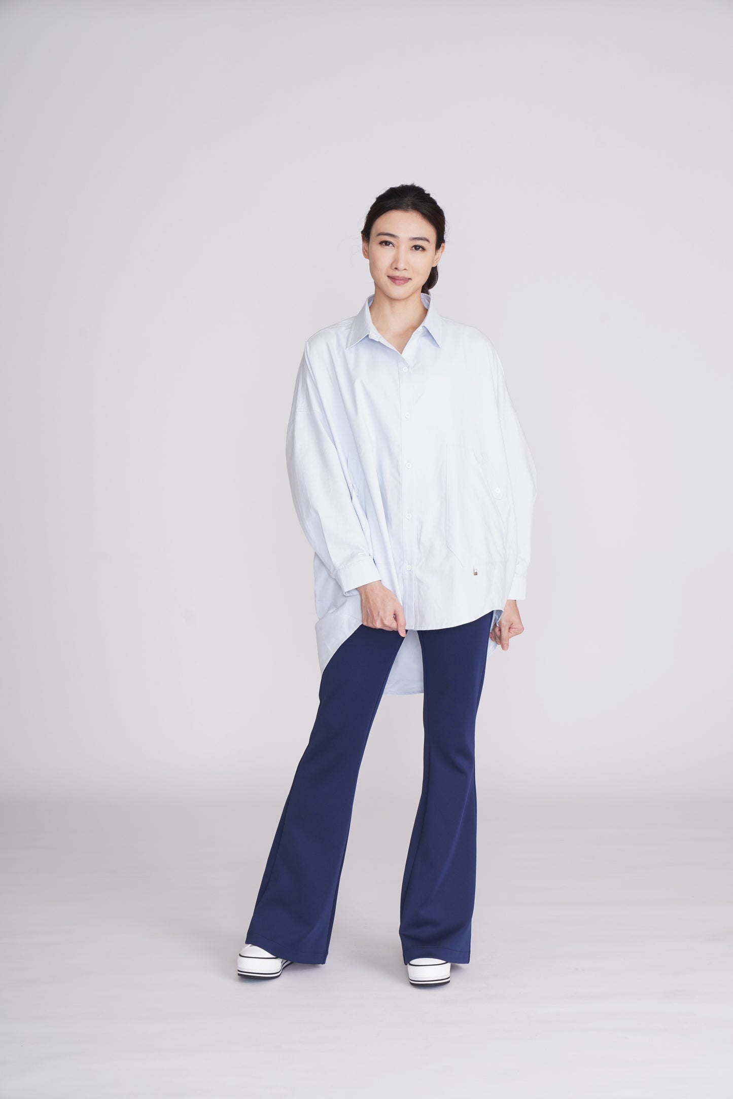 W's Vertex Cotton Oversize Shirt – Solids