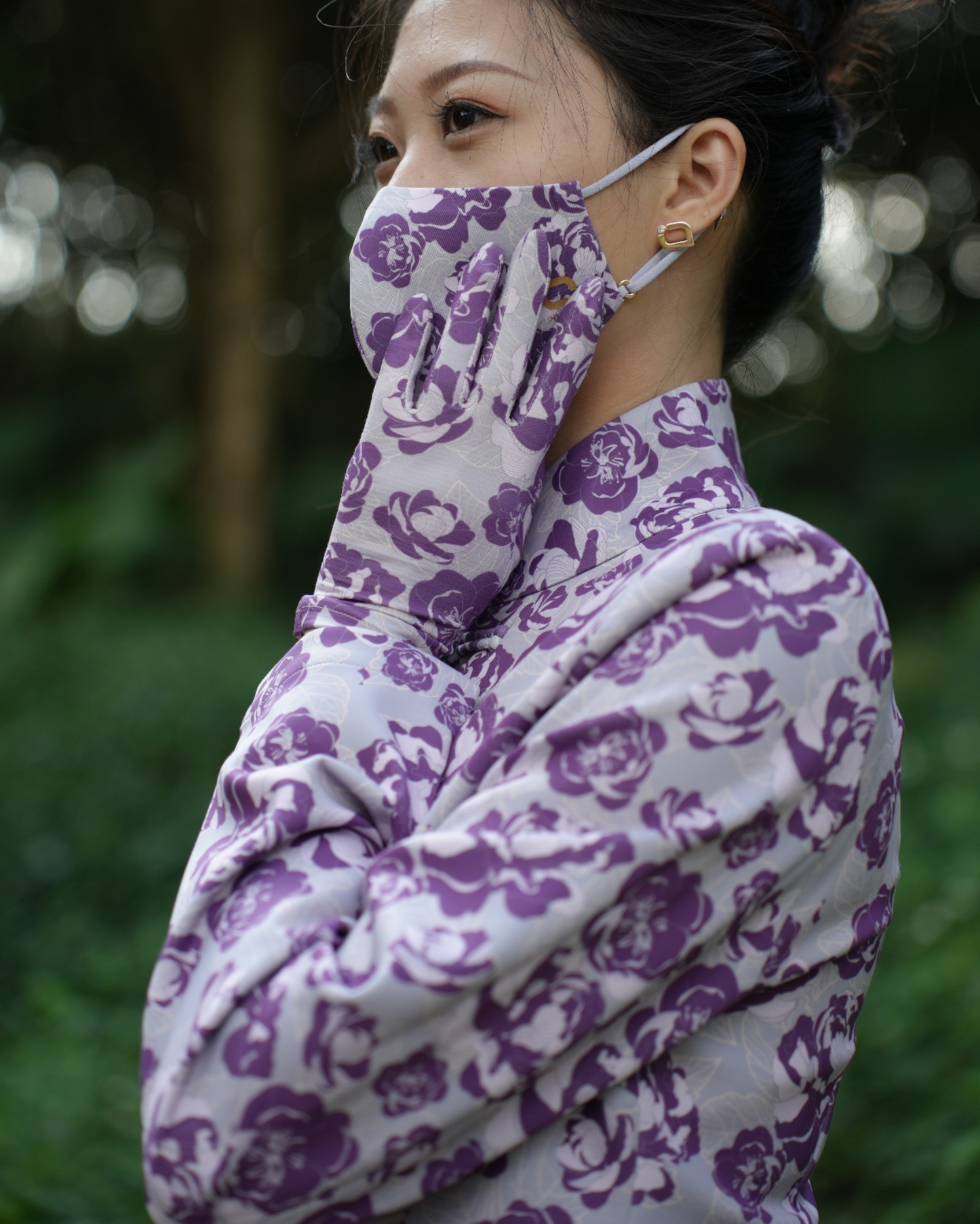 W's Inno Chinese Blazer – Dual Violet Peony