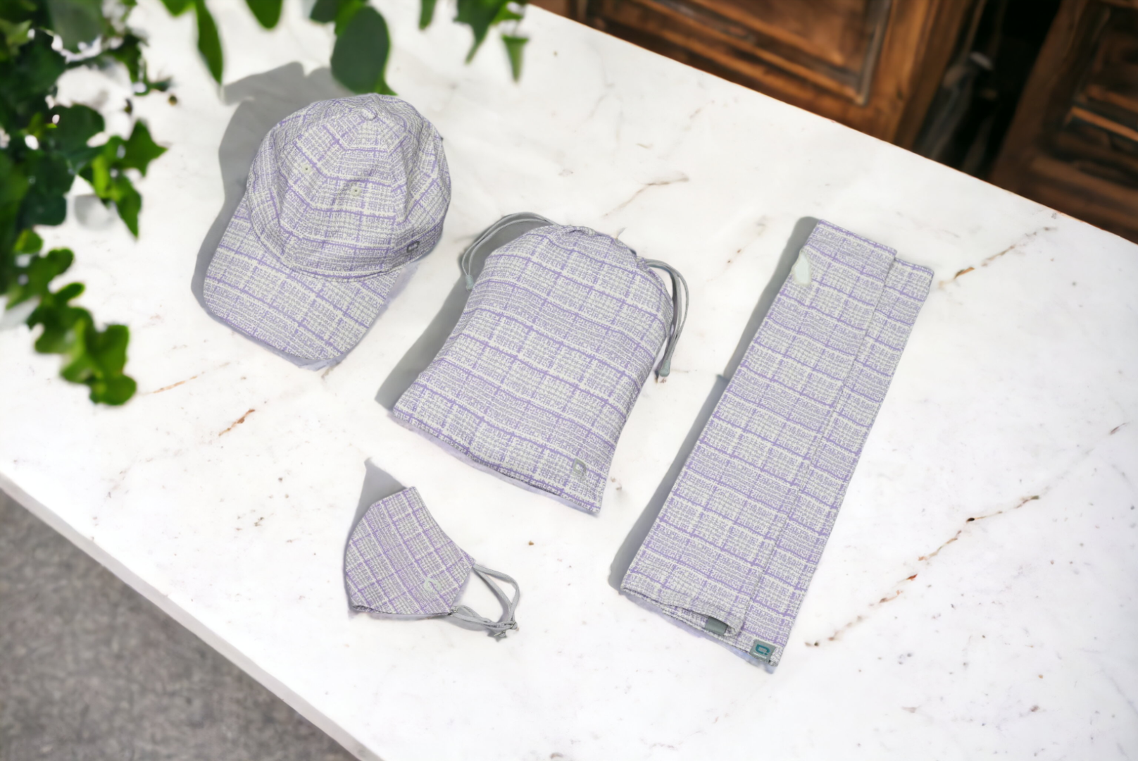 Sunstopping Cooling Set – Violet Tweed