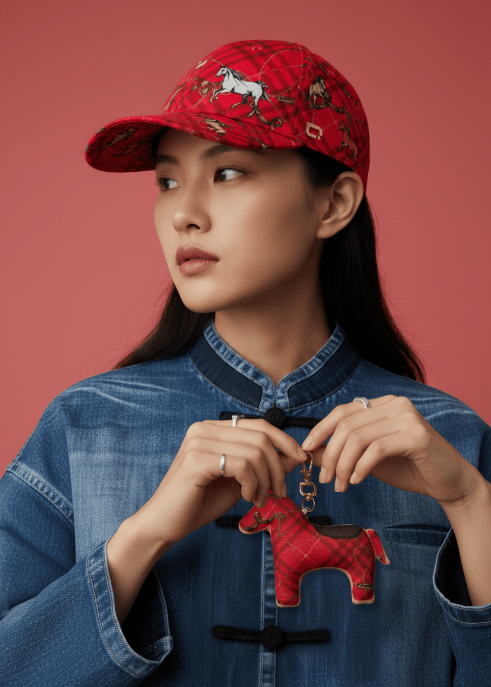 Antiviral Chiffon Vintage Horse Charm