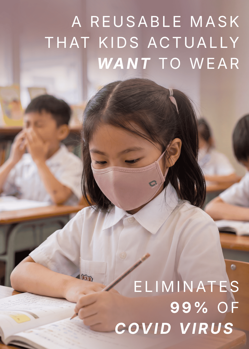 K's Antiviral Reusable SXM99 InnoShield Mask