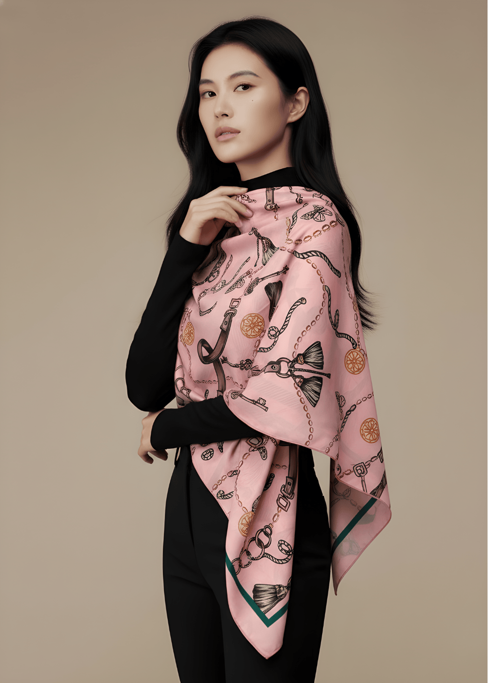 Antiviral Chiffon T Shawl