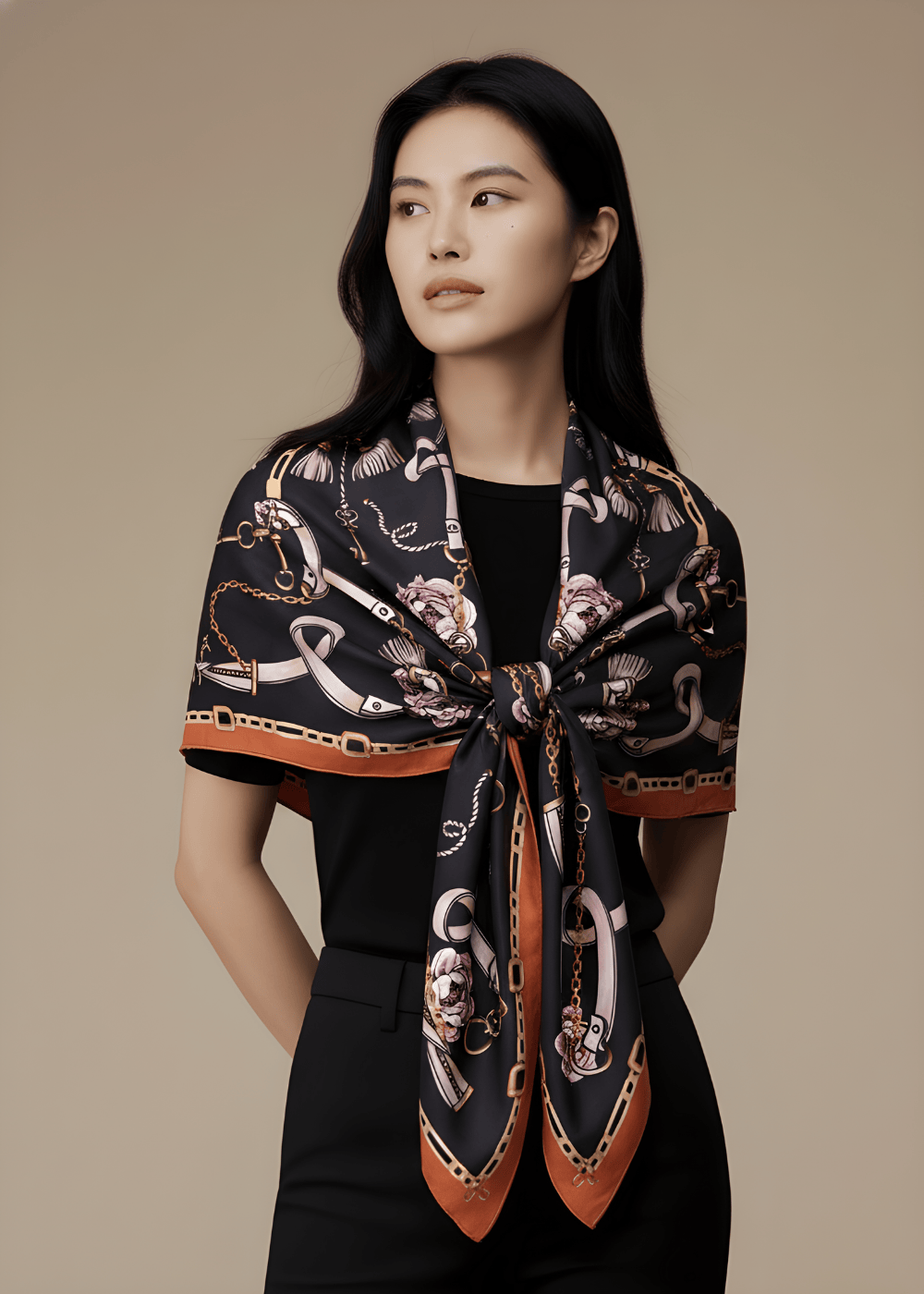 Antiviral Chiffon T Shawl