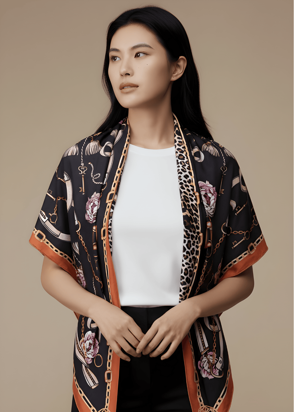 Antiviral Chiffon T Shawl