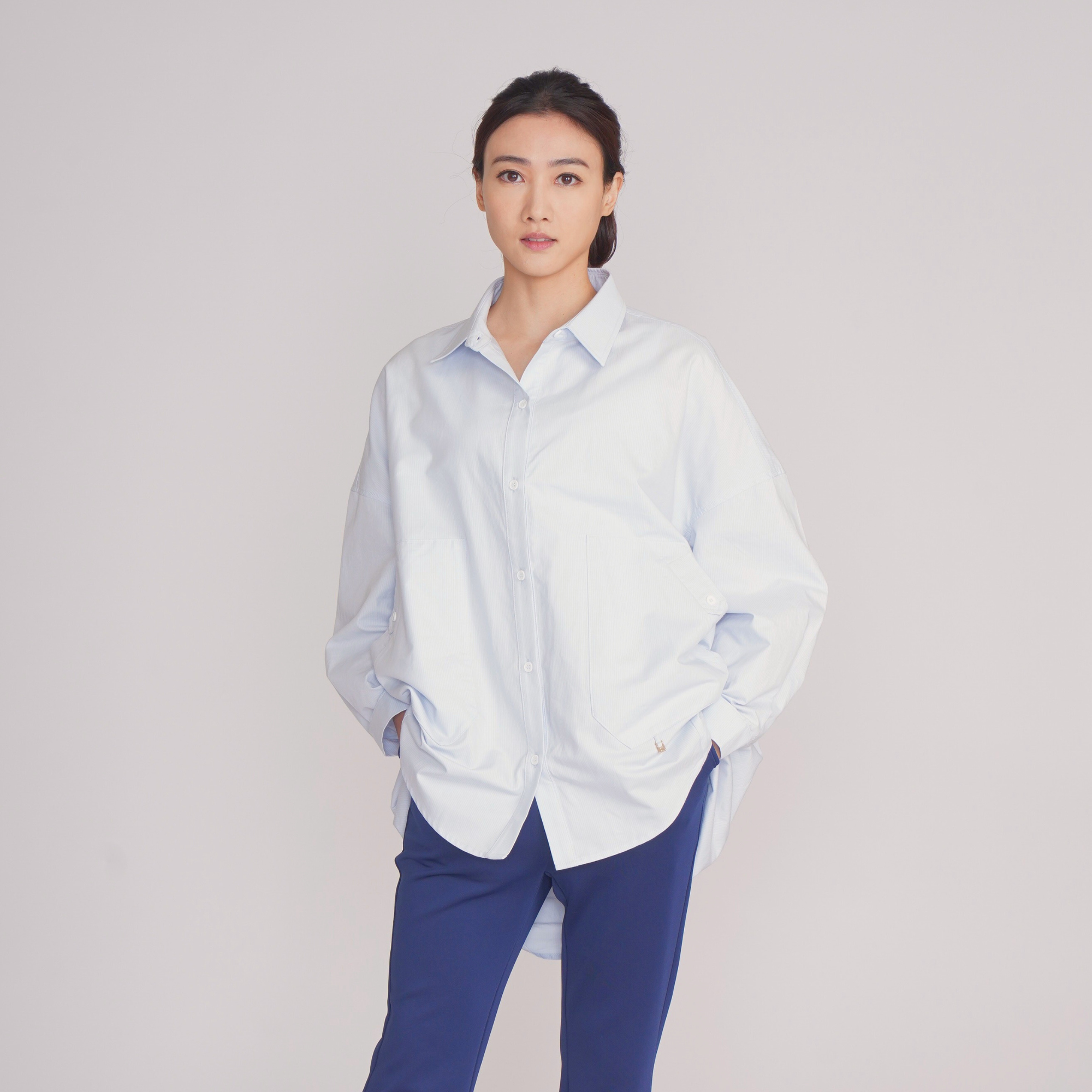 W's Vertex Cotton Oversize Shirt – Solids