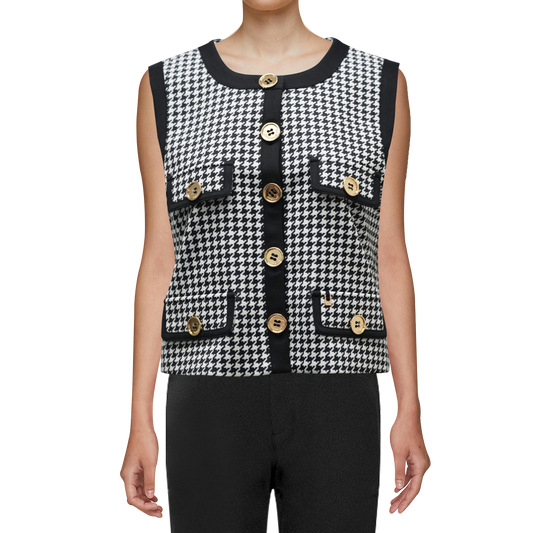 W's Vertex Everyday Tweed Vest – Houndstooth Collection