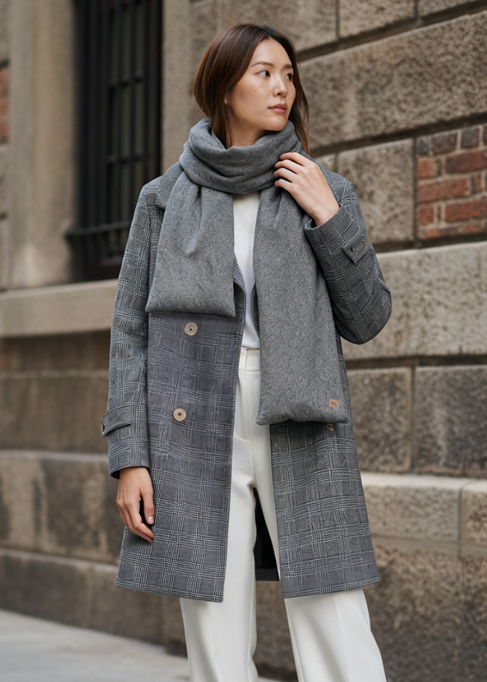 銀織滅毒 雪紡頸巾