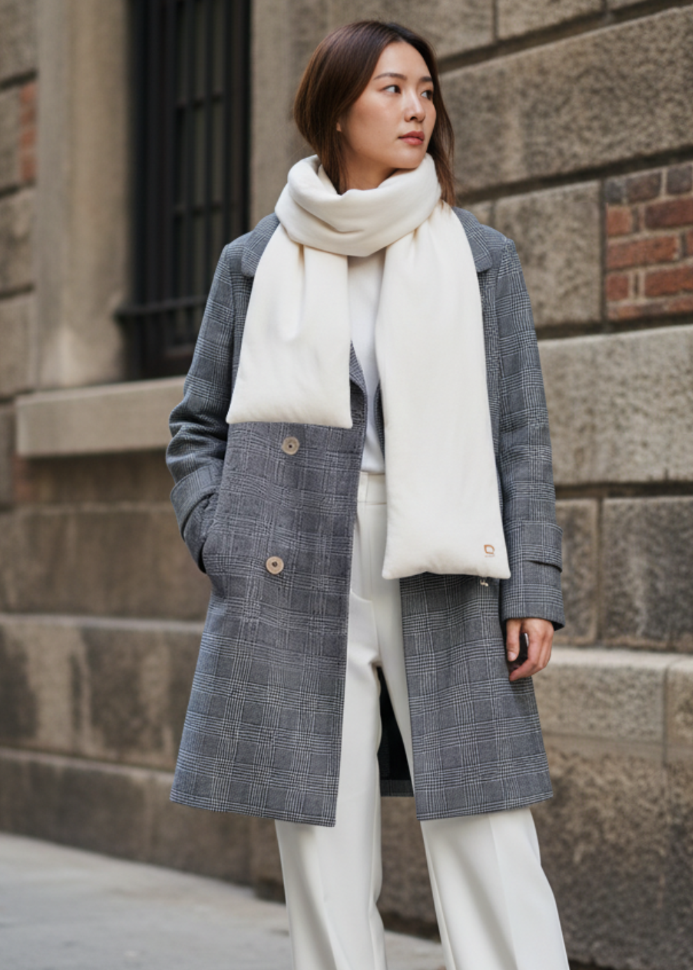 銀織滅毒 雪紡頸巾