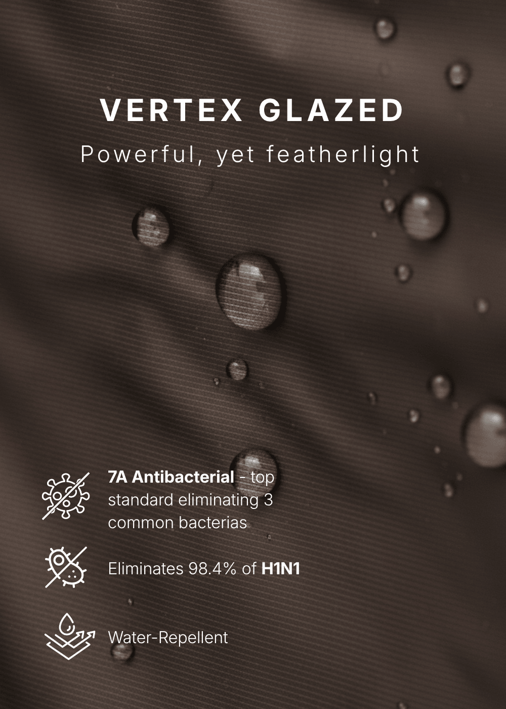 Unisex Antiviral Glazed Packable Cinch-waist Jacket