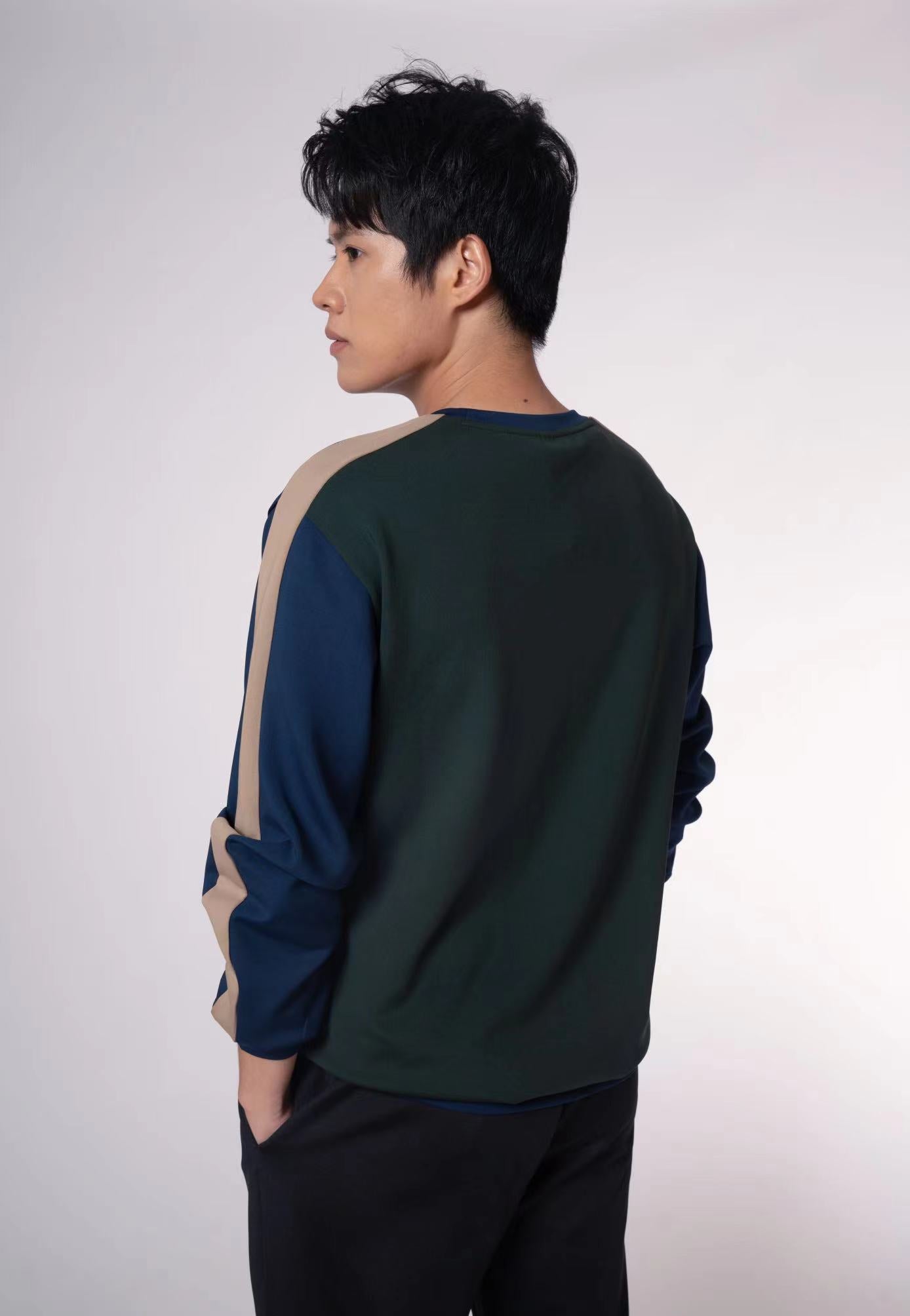 M's Vertex Block Pullover