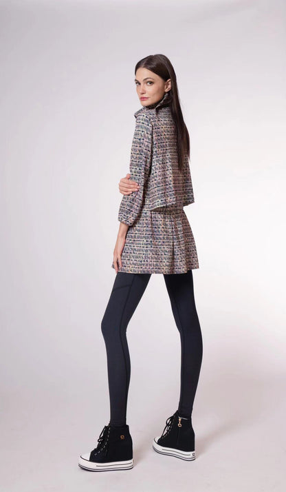 W's Vertex Skirt Jacket – Vintage Tan Tweed