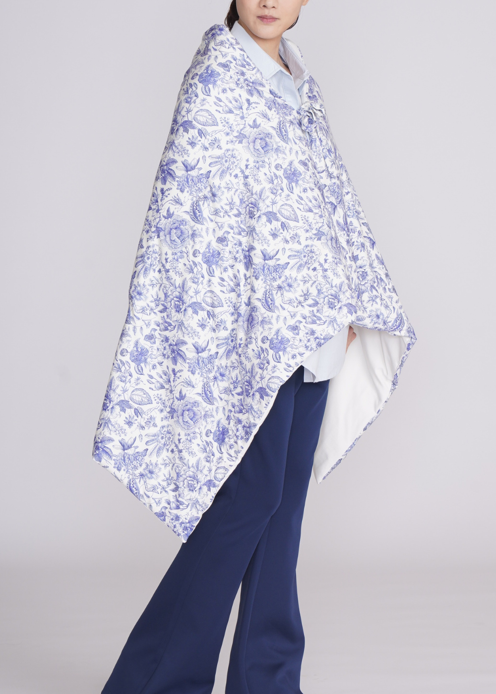 Antiviral Chiffon Two-tone TV Blanket