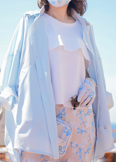 Antiviral Soft Little Ruffles Top