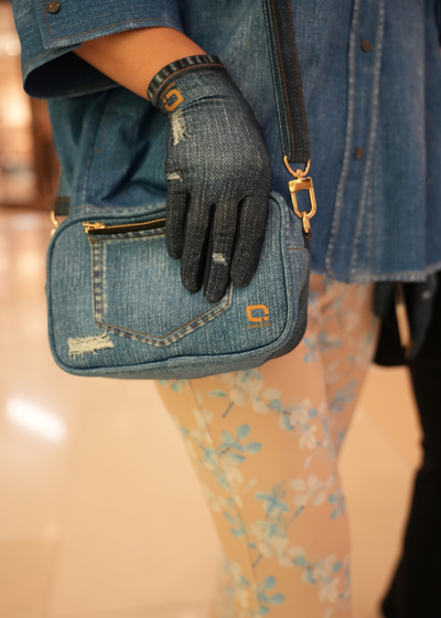 Antiviral Vertex Voyage Pouch – Denim