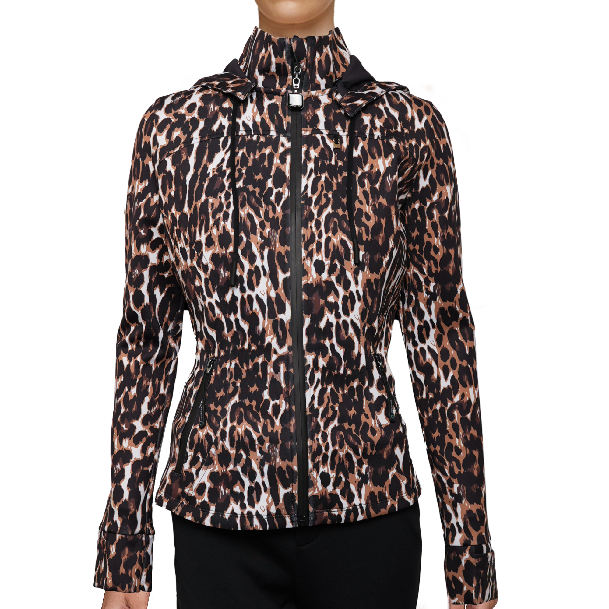 W's Vertex Jacket with hood – Leopard Collection