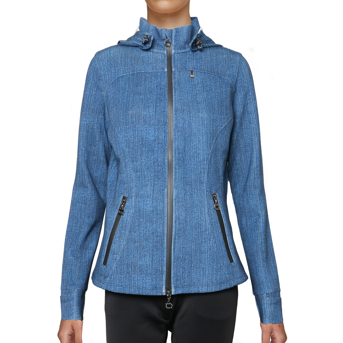 W's Vertex Jacket w detachable hood – Denim Collection