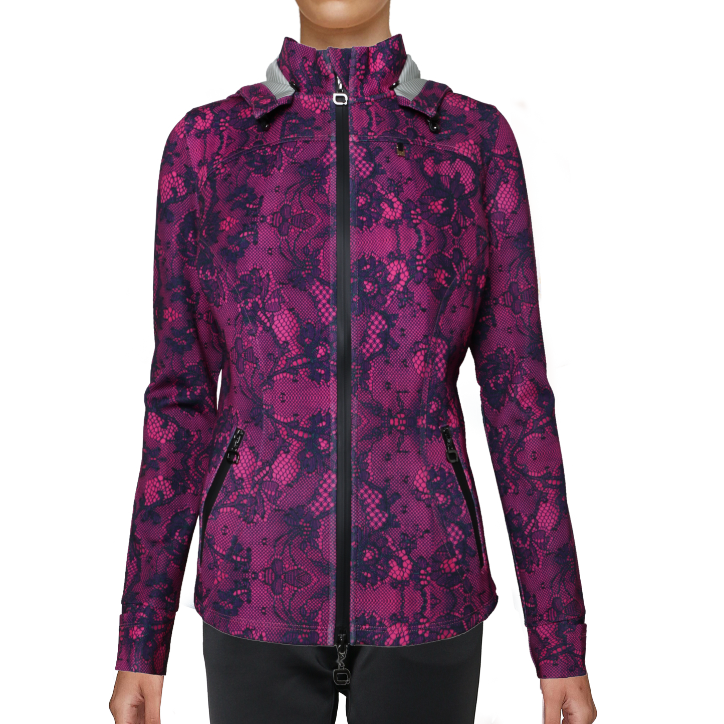 W's Vertex Jacket w detachable hood – Lace Collection